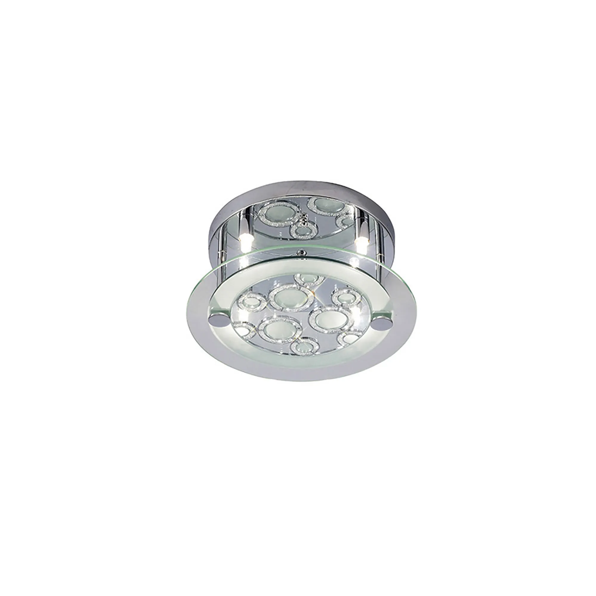 Destello Crystal Ceiling Lights Diyas Flush Crystal Fittings